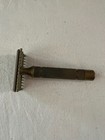 Antique Gillette Safety Razor Pat  No  1815745-1858316 Made In Usa W 2 Blades