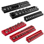 Magnetic Socket Organizer Storage Holder Tray 1 4  3 8  1 2  Drive Sae metric Us