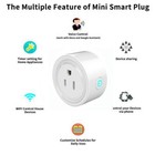 Tuya Remote Control Wifi Smart Power Socket Wireless Timer Switch Outlet Us Plug