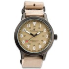 Smith   Wesson Tan Canvas Tactical Military Case 30m Water Resistant Watch