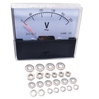 Us Stock Analog Panel Volt Voltage Meter Voltmeter Gauge Dh-670 0-250v Ac