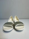 Crocs Lina Embellished D orsay Oyster   Silver Metallic Slides