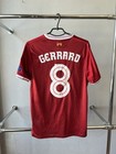 Very Rare  2016 2017 Liverpool Fc Special Home Memory Shirt For Gerrard Size M