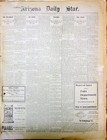 Lot Of 5 1901 Tucson Arizona Territory Newspapers Wild West Frontier 125 Yrs Old