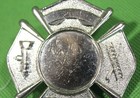 Obsolete Antique Fireman   s Fire Fighter Visor Cap Badge