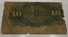 1863 Fourth Issue 4th Series Ten Cent Red Seal Fractional Currency 10 Cents