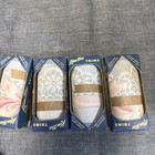 5 Rolls Of  Vintage Wallpaper Boarder Pink Grey Bows 12ft