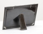 Antique Sterling Silver Photo Frame Landscape Sheffield Hallmark Freestanding