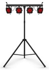 Chauvet Dj 4bar Hex Ils Rgbaw uv Led Wash Lighting System W stand footswitch bag