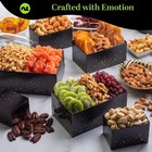 Nut Cravings Happy Birthday Gift Basket Tower 12 Piece Nut   Dried Fruit Gourmet