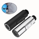 Adjustable Water Discharge Faucet Shower Head Abs Material Silver And Black