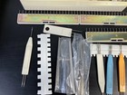 Mixed Lot Of Knitting  Ribbing Machine Parts  needles Tools  Accessory Weights