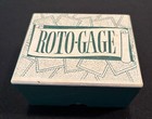 Roto-gage 1930 s Antique  Stamp In Original Box Imperial Molded Products Chicago
