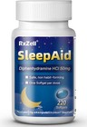 Sleep Aid  Diphenhydramine Hcl 50mg  220 Softgels Fall Asleep Faster 2pcs