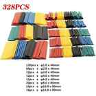 328pc Assorted Heat Shrink Cable Wire Tubing Tube Sleeve Kit Car Electrical Wrap