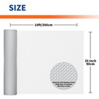 304 Stainless Steel Mesh Window Screen Roll  35in X 10ft  - 22 Mesh Silver He   