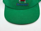 Vintage 80   s Bud Light Spuds Mackenzie Snapback Trucker Hat Green Corduroy Usa
