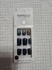 Kiss Impress Glam Press On Nails Blacks Nib --other Available On Auctions