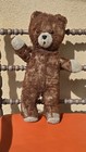 Amazing Over-loved Vintage 1960s Teddy Bear 19in 48cm Brown Mohair  unjoined