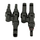    powmr Solar Connector Modules Cable Adapter 2way Solar Panel T Branch Cable Us