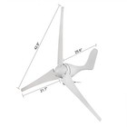 Wind Turbine Generator 400w Dc 12v With Charge Controller Low Wind Speed Start