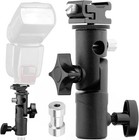 Camera Flash Speedlite Mount Swivel Light Stand Bracket With Umbrella Reflect   