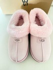 Nib Ugg Uggs Australia Tazzette Genuine Shearling Collar Slipper Pink 9