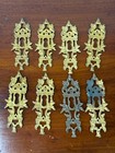 Antique Brass Bronze Key Hole Cover Escutcheon Chippendale Style Parts