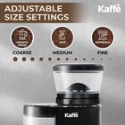 Kaff Electric Burr Coffee Grinder  5 5oz  W adjustable Coarseness Settings