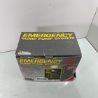 Backup Battery Sump Pump 1 4 Hp 2 000 Gph Thermoplastic Dual Reed 12v 6hr