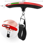 Portable Travel 110lb   50kg Lcd Digital Hanging Luggage Scale Electronic Weight