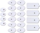 40pcs Snap On Replacement Pads For Pulse Massager   Electrode Tens Unit Us