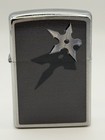 Vintage 2011 Throwing Star Barrett Smythe Chrome Zippo Lighter New B6