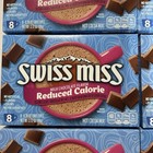 Lot Of Six Boxes Swiss Miss Reduced Calorie Hot Cocoa Mix 8 Pack 48 Packs Total