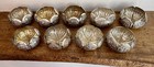 Indian Kutch Or Kashmir Lotus Shaped Sweetmeat Repousse Bowl-silver Plated