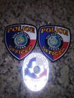 10  ten   Different Texas Police Patches Sets