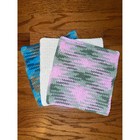Set Of 3 Handmade Crochet Washcloths