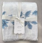 New Pottery Barn Love Shack Fancy King California King Duvet Cover Blue Rose