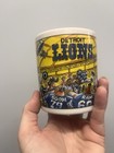 Detroit Lions Retro Logo Mug Coffee Cup Nfl Team Color Football Gift Comic
