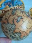 Vintage Traveler   s World Globe In A Box Map Made By Authentic Models
