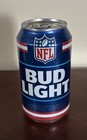 Empty Nfl Shield Logo Bud Light 12 Oz  Beer Can 2025 Limited Edition Budweiser