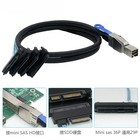 Mini Sas Hd Sff-8644 To Sff-8482 29pin 2 In 1 Raid Sata Hard Drive Data Cable