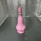 Vintage Antique Art Deco 20s Perfume  Bottle Glass Stopper Germany Pink