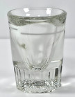 Libbey 5127 Shot Glass Clear Single Band Vintage Barware 1 5oz Heavy Base