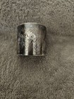 Antique Gorham Sterling Silver Monogramed Napkin Ring Holder  883