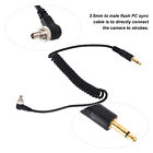 2  3 5mm Plug To Male Flash Pc Sync Cord Cable 12 Inch For Studio Photography Us