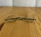 Antique Eyeglasses W Lenses Brass Sliding Extendable Arms  1800s