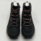 New   Clarks Wave Summit Combi Black Leather Wide Women s Dress Boots - Size 7