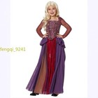 Kids Hocus Pocus Cosplay Sarah Sanderson Dress Costume Girls Witch Dress Gift