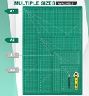 12inch X 18inch Double Sided 5-ply Healing Cutting Mat For Sewing  Arts   Crafts